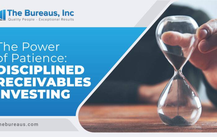 An hourglass signifies passing time and remaining patient while growing a business.